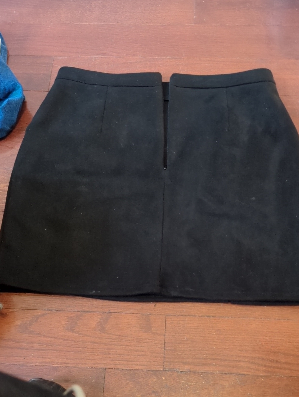Black Women's Mini Skirt - Classic Straight Cut